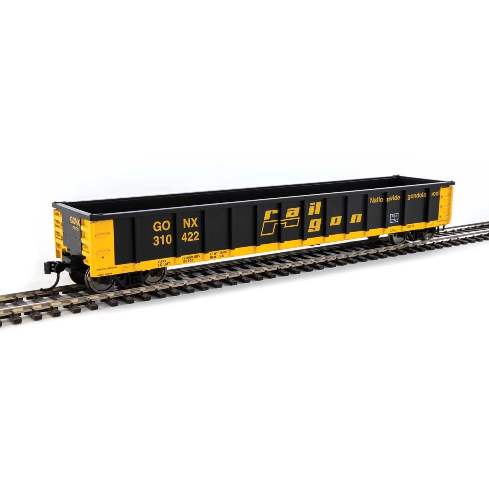 Walthers 9106306 HO 53' Railgon GONX #310422