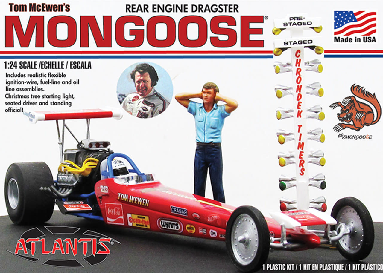 7529 Tom McEwen Mongoose Rear Engine XXX Dragster