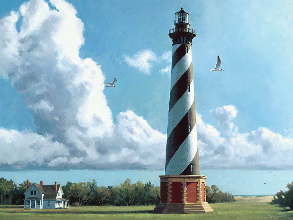 10517 New Morning Cape Hatteras Lighthouse 550pc Puzzle