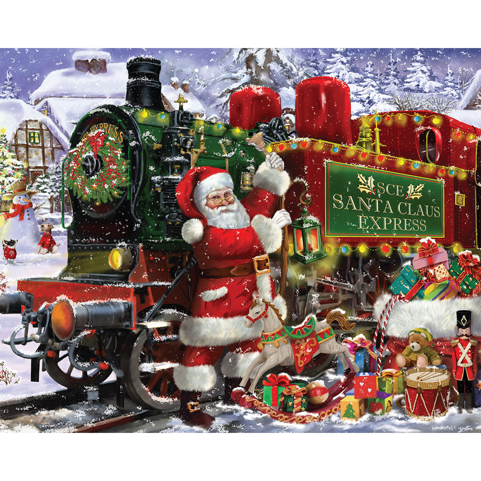 Heritage Puzzle 10714 Santa Claus Express 1000pc Puzzle