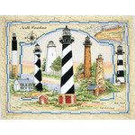 Heritage Puzzle 11003 Coastal Lights of NC 1000 Piece Puzzle