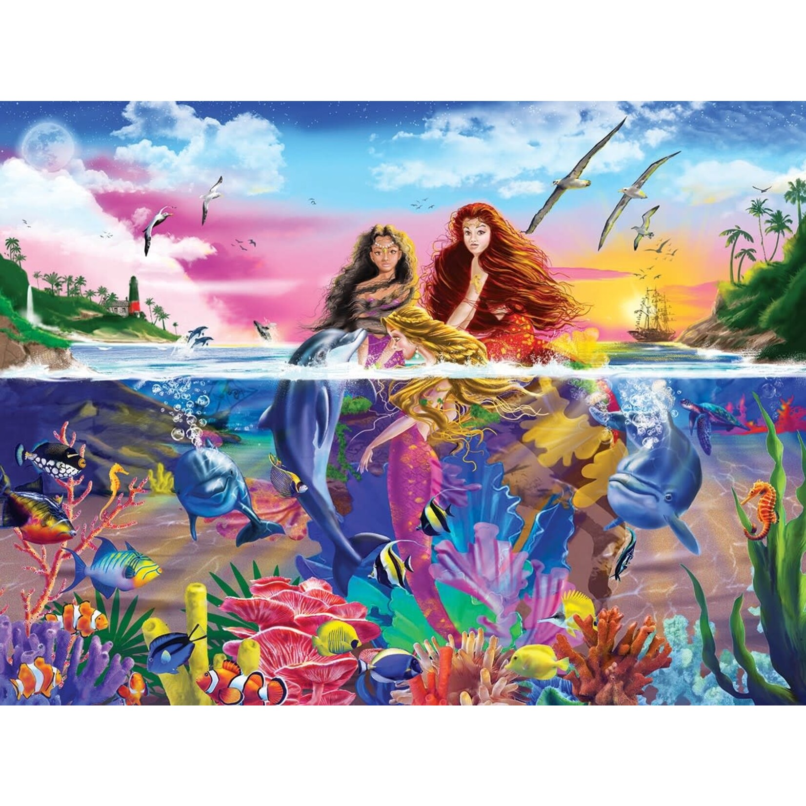 Heritage Puzzle 30716 Mermaid Cove 550pc Puzzle