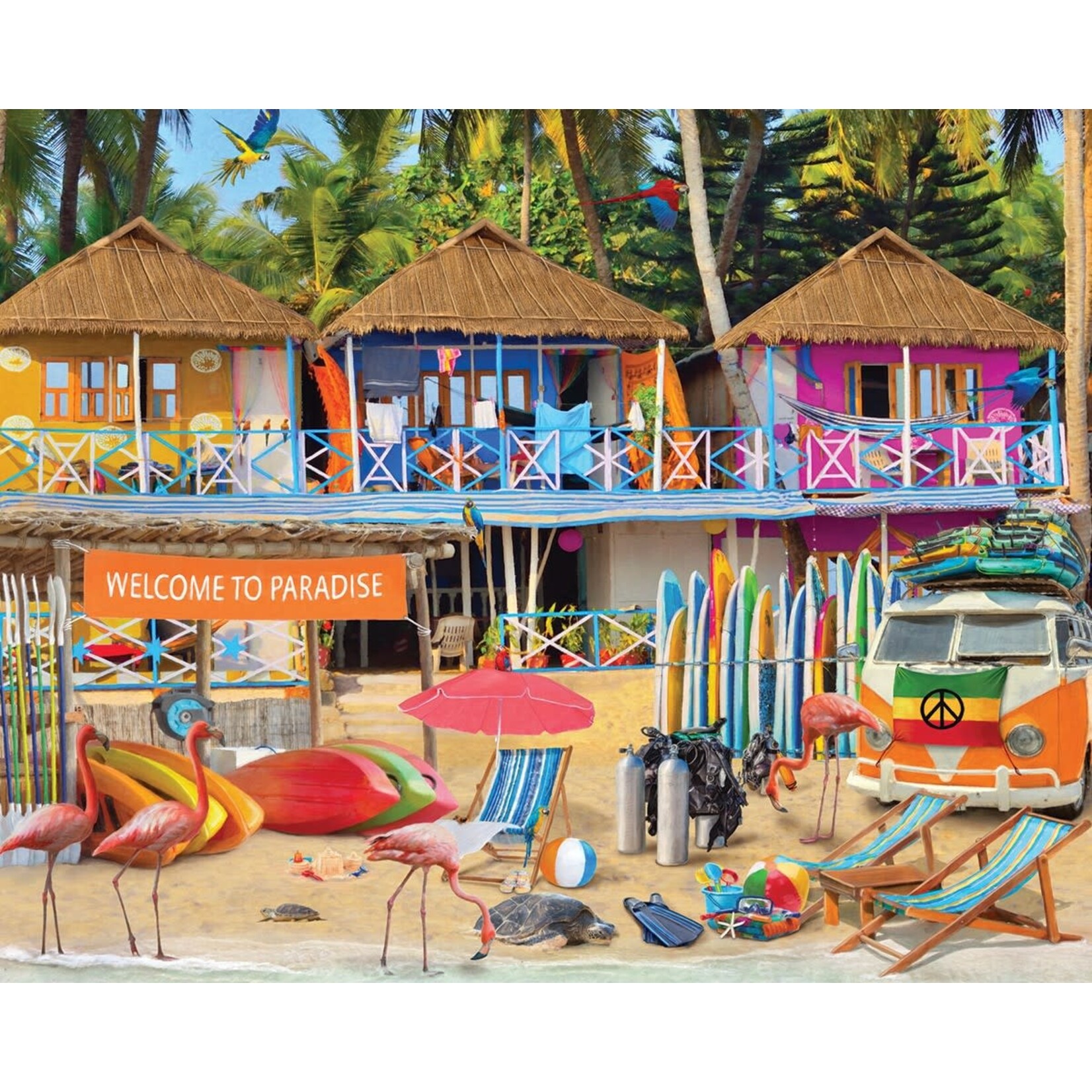 Heritage Puzzle 40614 Welcome To Paradise 1000 Piece Puzzle