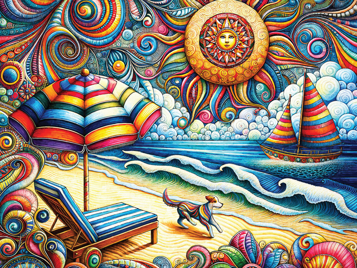 40616 Dog Days Of Summer 550pc Puzzle