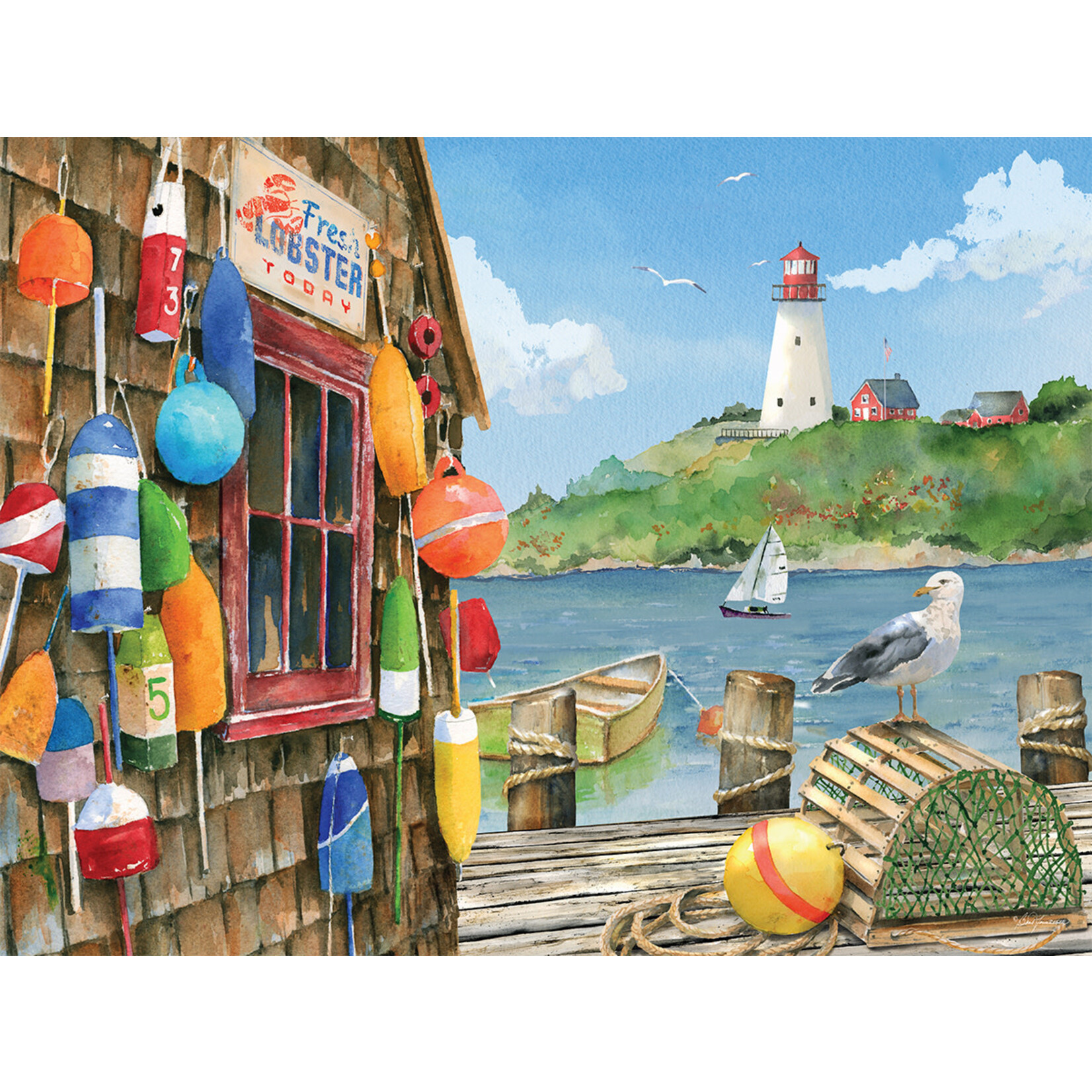 Heritage Puzzle 40704 Lobster Shack 550 Piece Puzzle