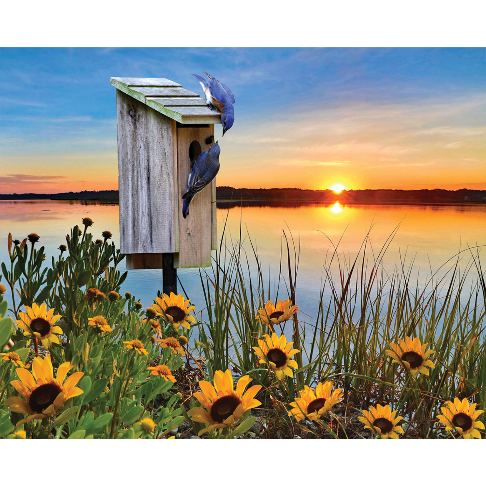 Heritage Puzzle 40803 Bluebird Sunrise 1000pc Puzzle