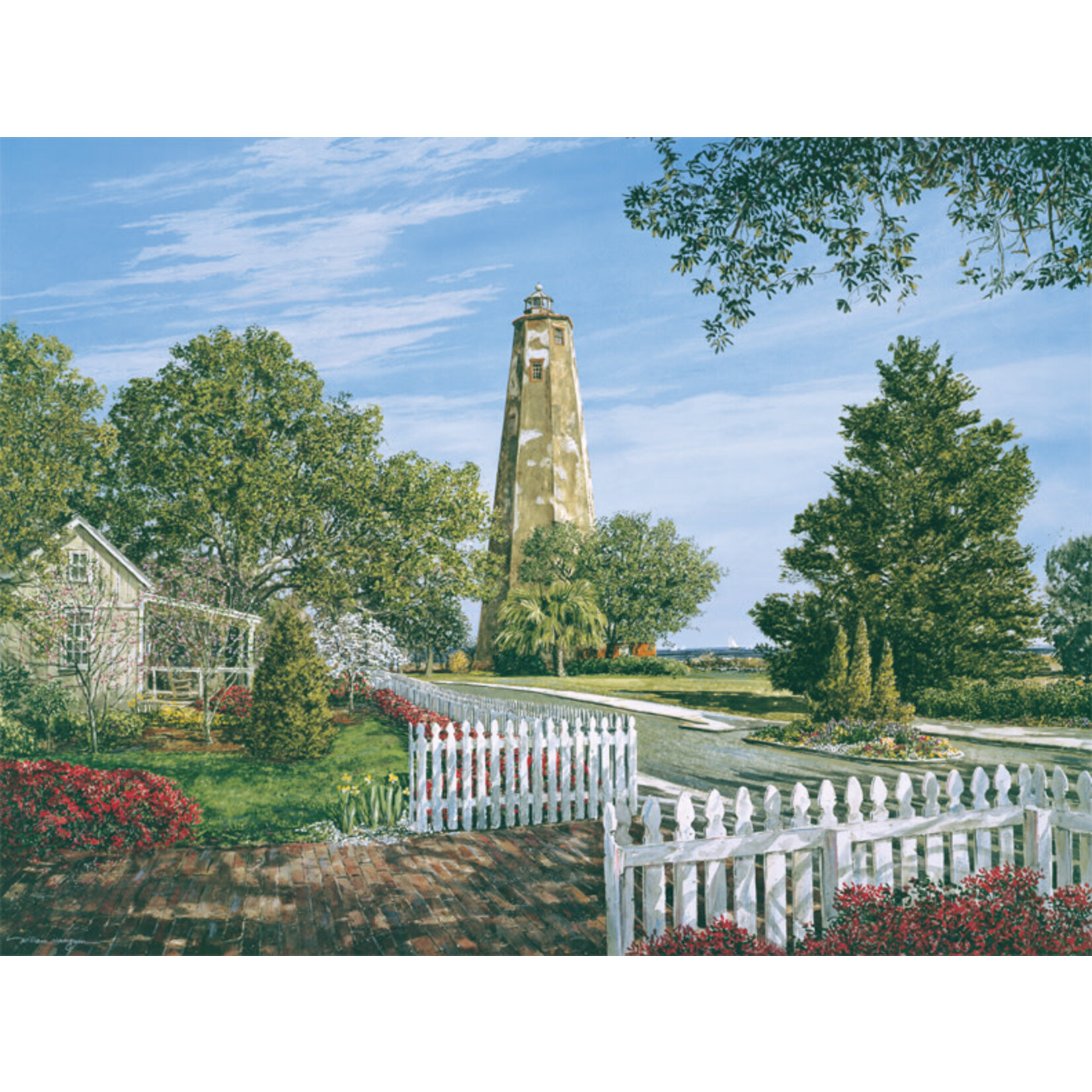 Heritage Puzzle 50501 Bald Head Lighthouse 550 Piece Puzzle