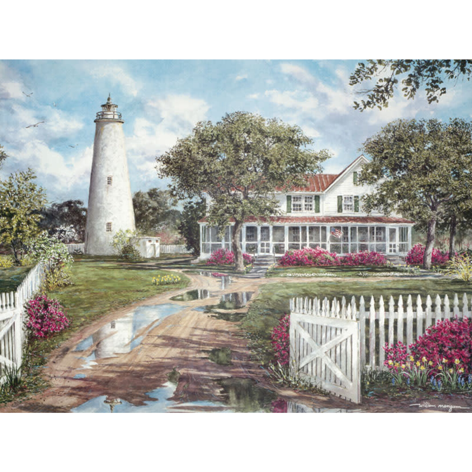 Heritage Puzzle 50504 Ocracoke Lighthouse 550 Piece Puzzle