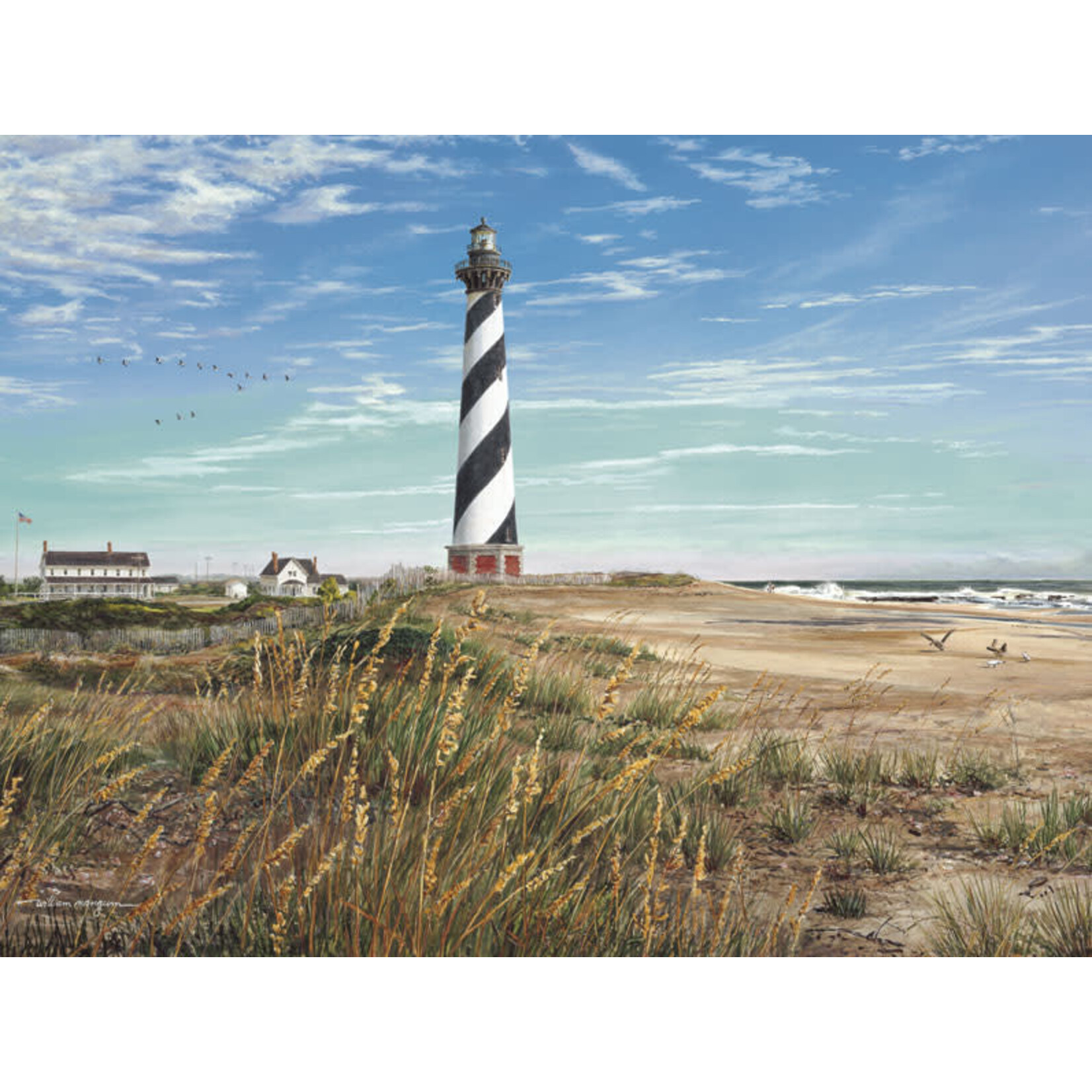 Heritage Puzzle 50512 Hatteras Lighthouse 550 Piece Puzzle