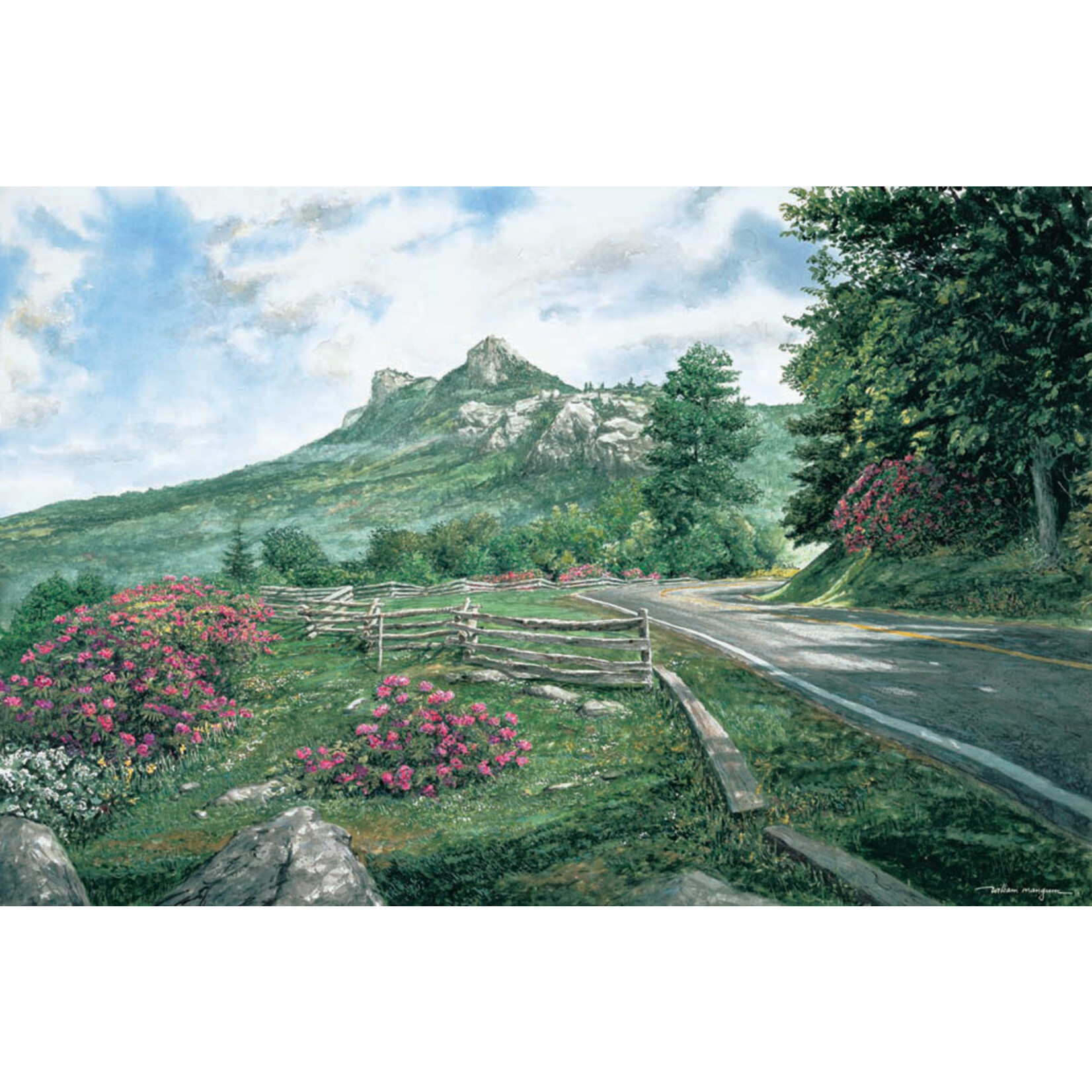 Heritage Puzzle 50513 Grandfather Mountain 550 Piece Puzzle