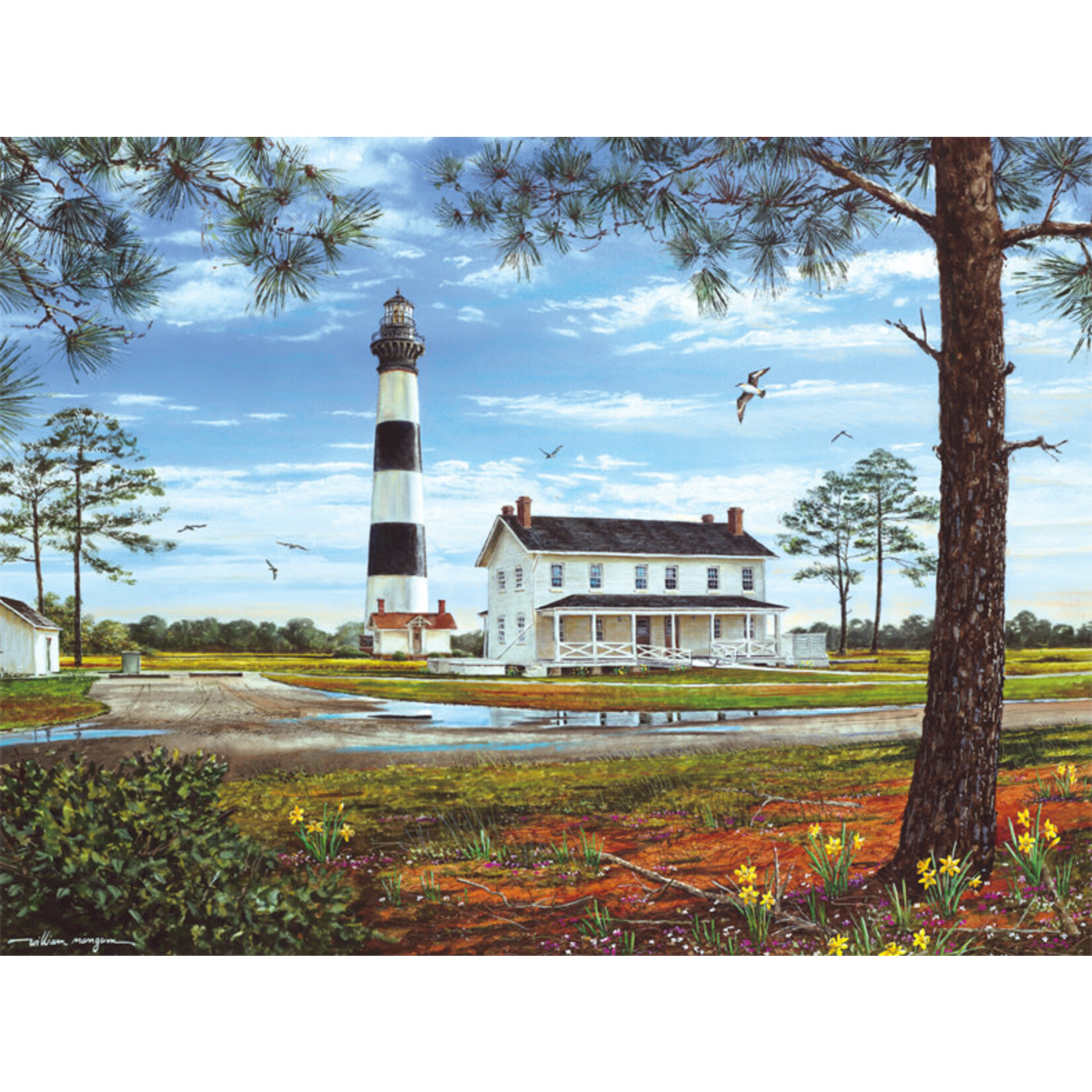 Heritage Puzzle 50536 Bodie Island Lighthouse 550pc Puzzle