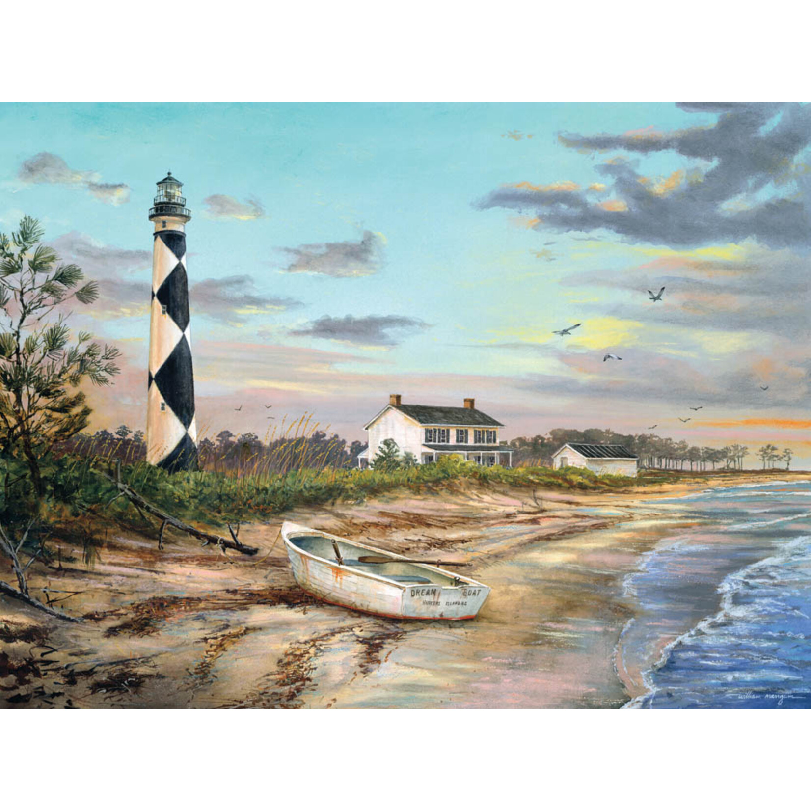 Heritage Puzzle 50547 Sunset at Cape Lookout 550 Piece Puzzle