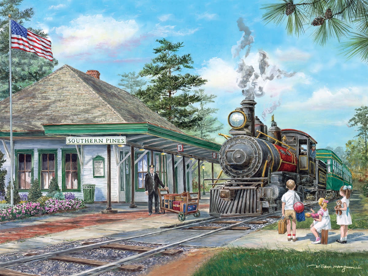 50556 Southern Pines Station 550 Piece Puzzle