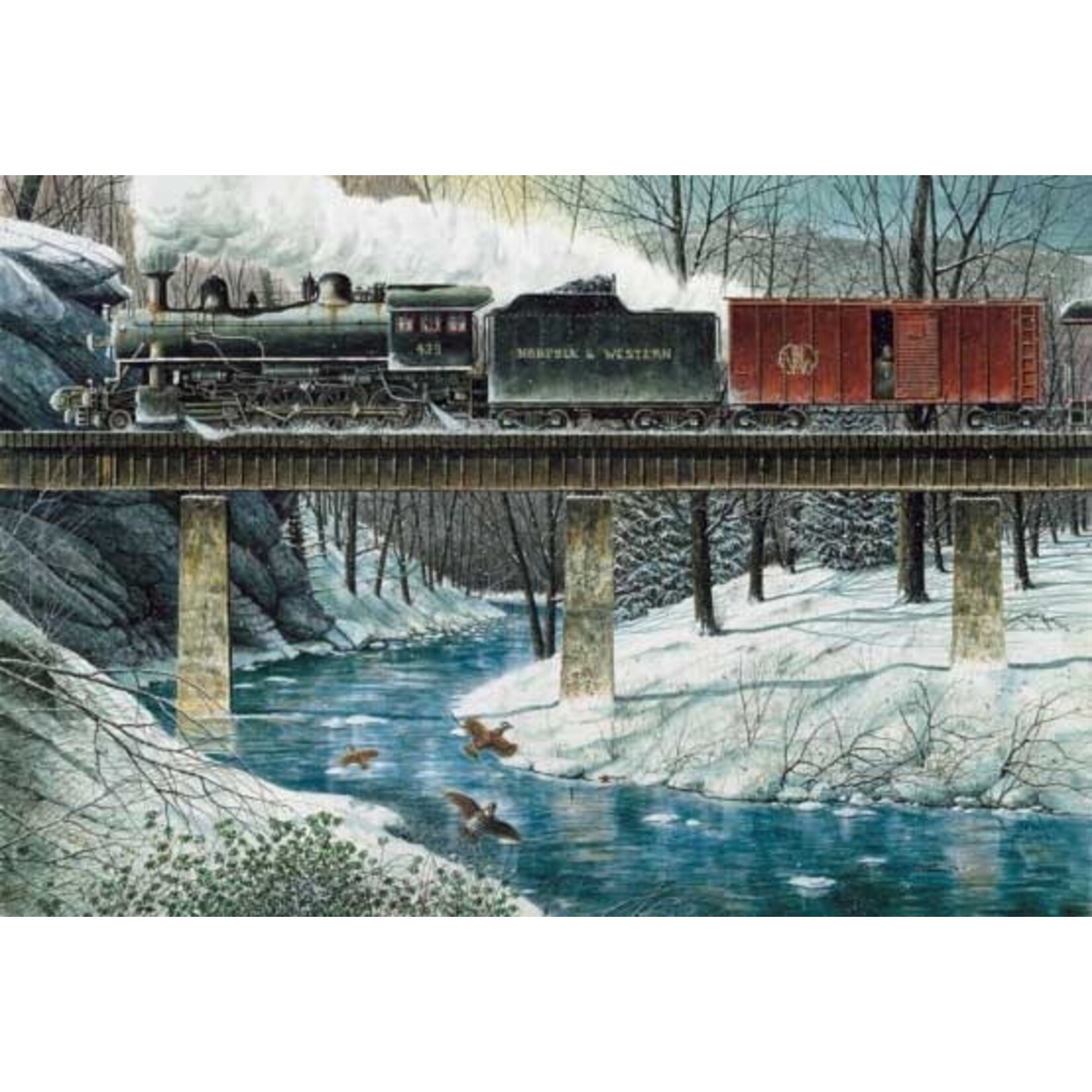 Heritage Puzzle 80201 River Crossing 550 Piece Puzzle
