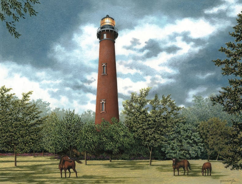 80301 Wild Horses at Currituck 550 Piece Puzzle