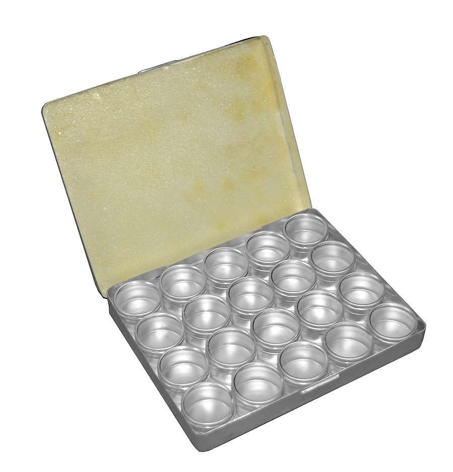 10110 Metal Bindi Boxes - 20 Jars