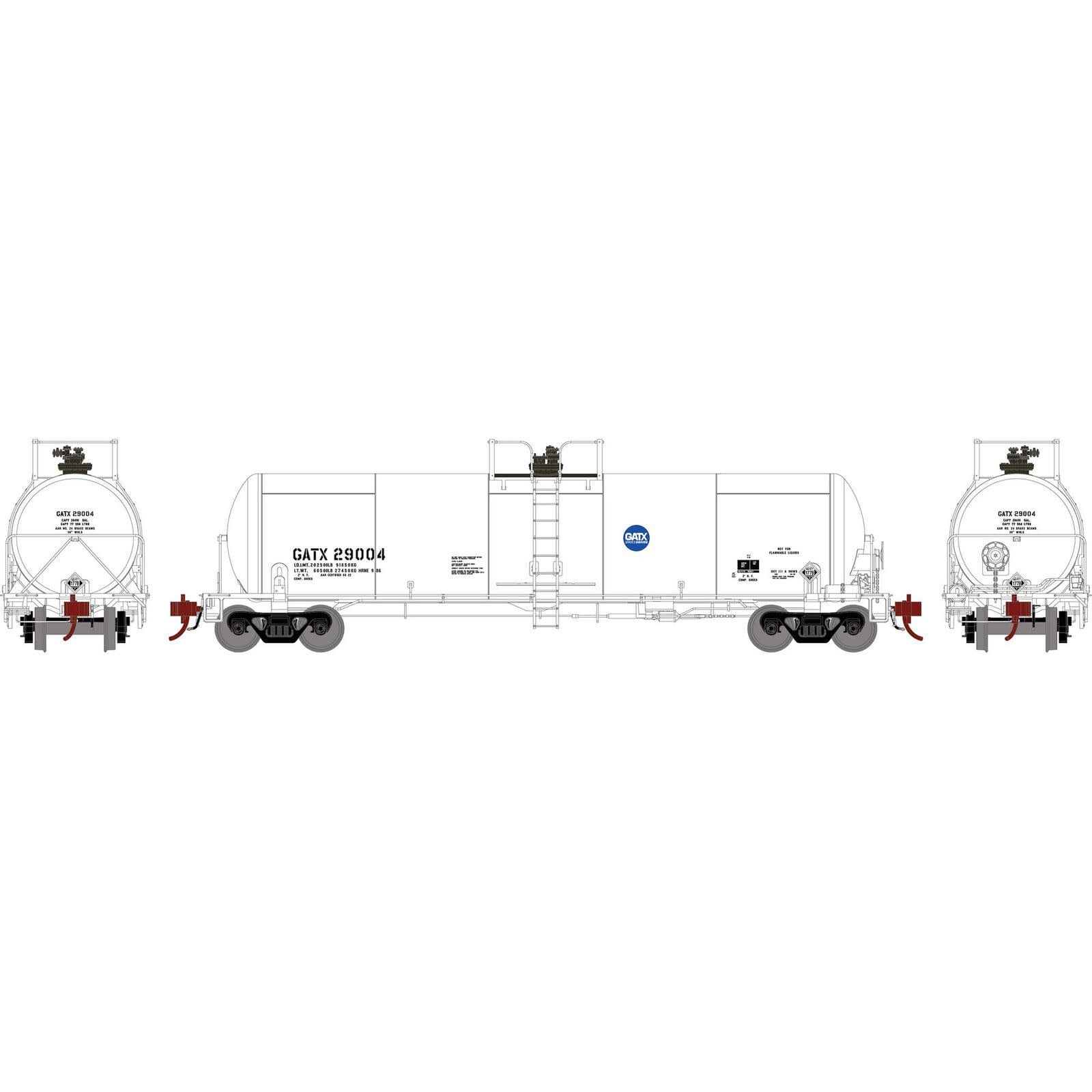 37995 HO 20K Gal Acid Tank GATX 29004