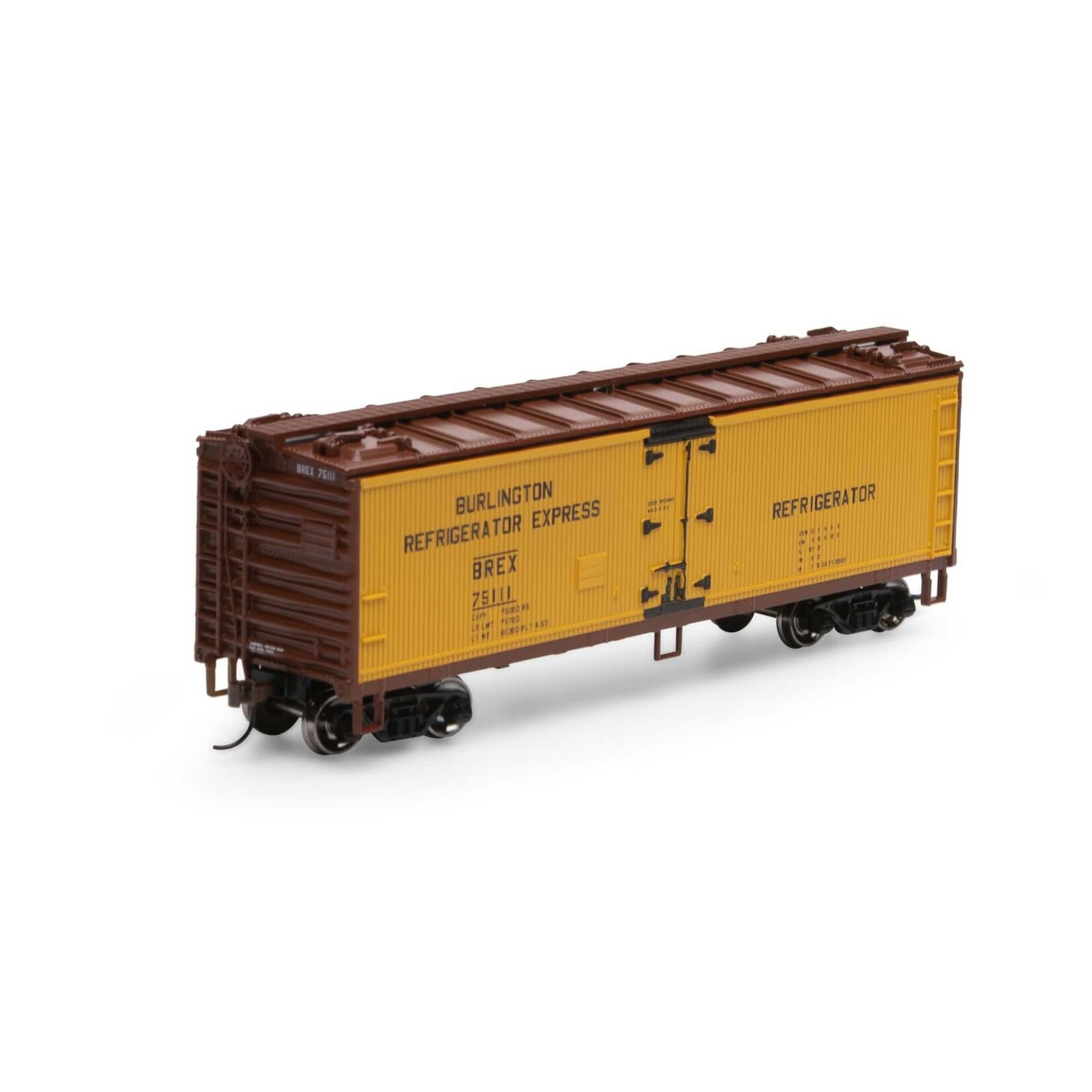 Roundhouse 98489 HO 40' Wood Reefer BREX 75111