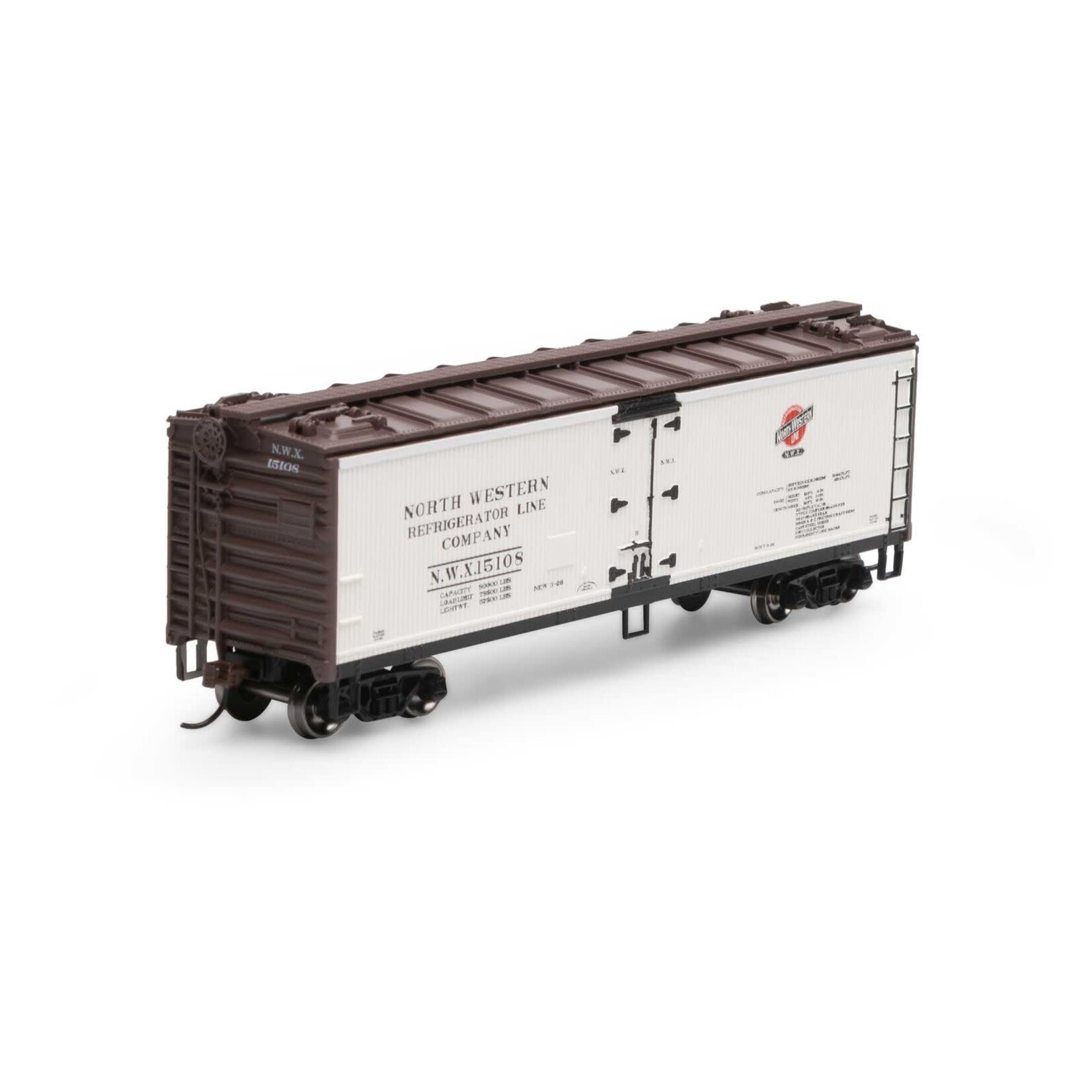Roundhouse 98493 HO 40' Wood Reefer NWX 15108