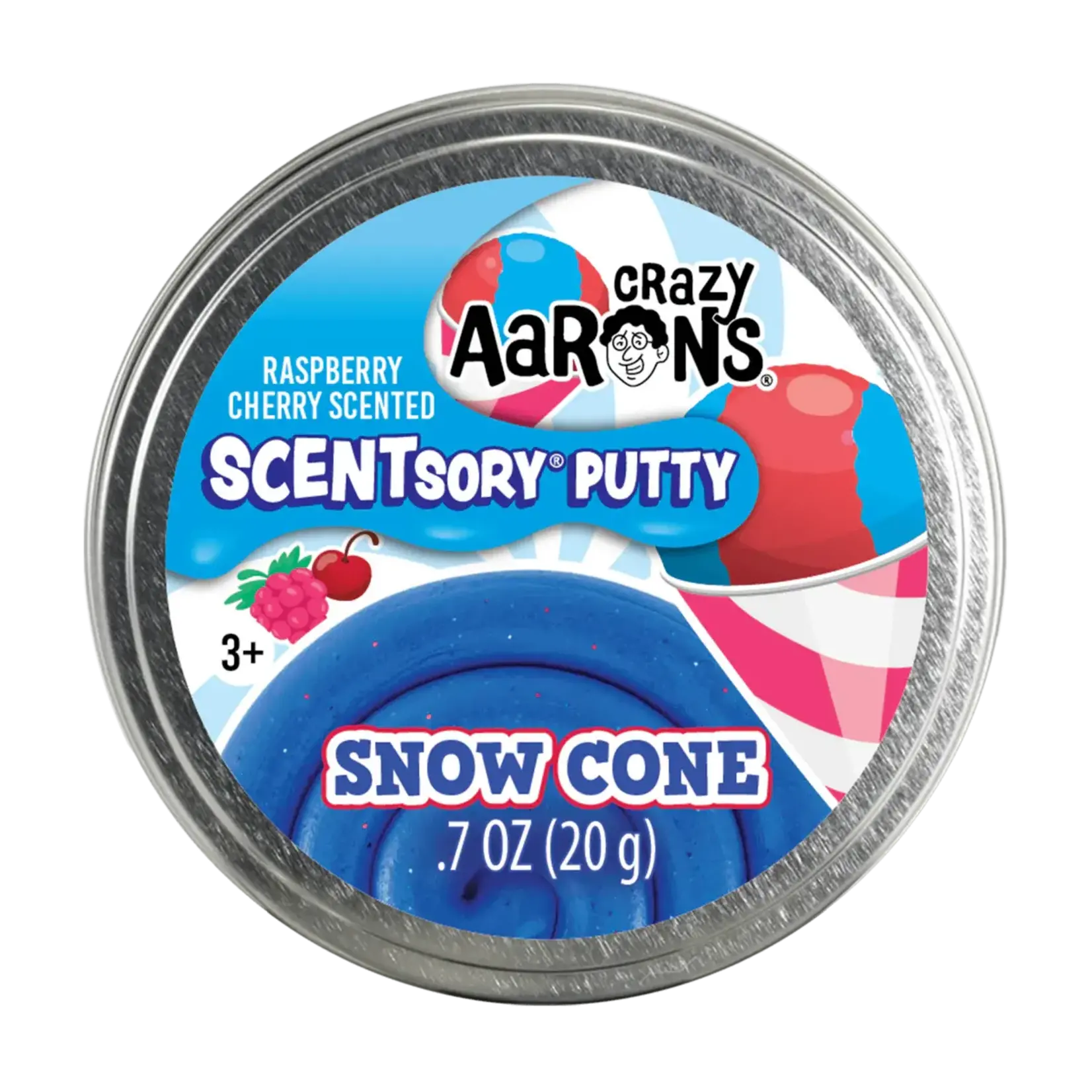 Crazy Aarons SW055 Snow Cone Scentsory Thinking Putty