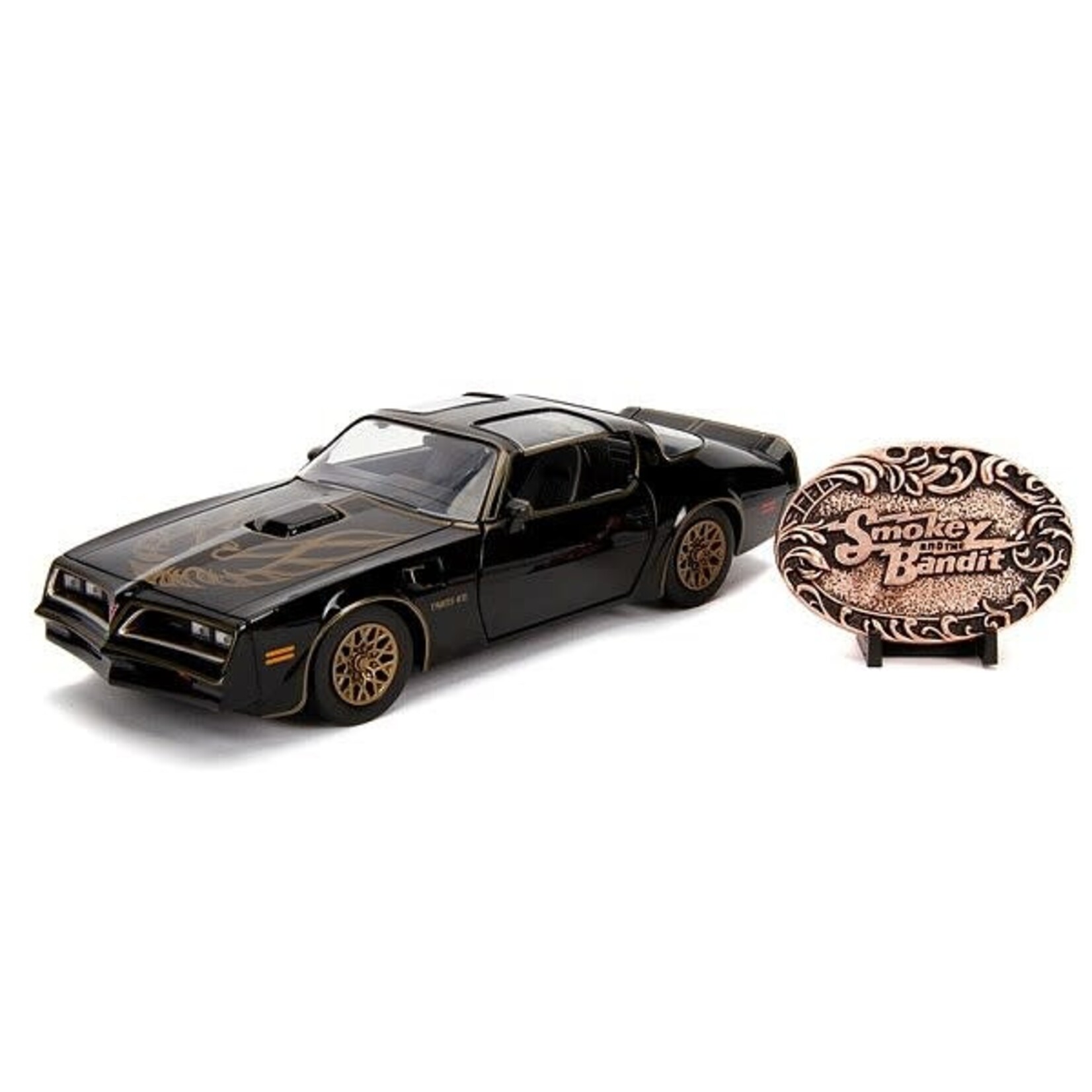 Jada 30998 1/24 Smokey & Bandit 1977 Polntiac Firebird w/ Replica Belt Buckle