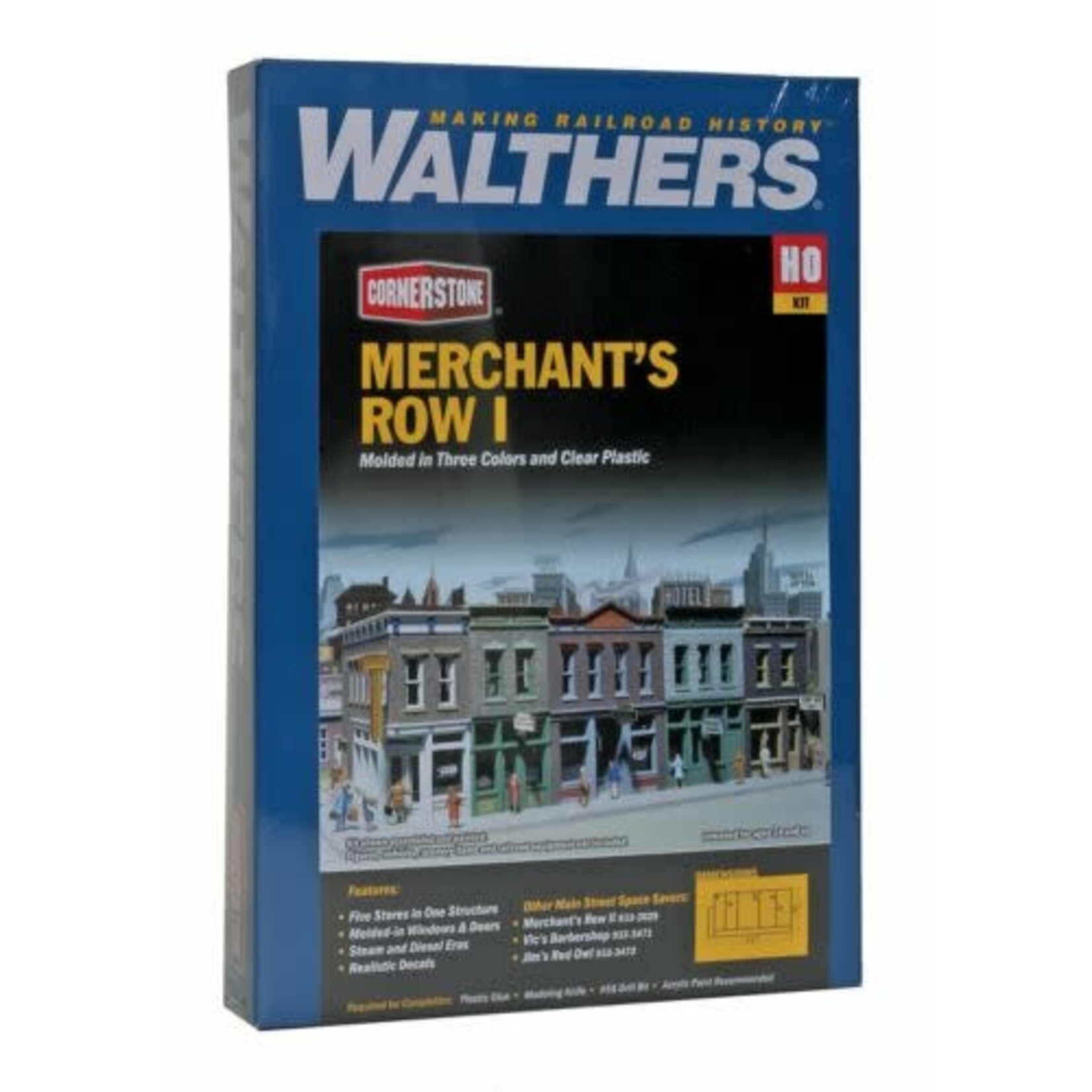 Walthers 9333028 HO Merchant's Row I Kit