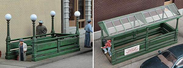 9333762 Subway Entrance Kit - Builds 2 Complete Models