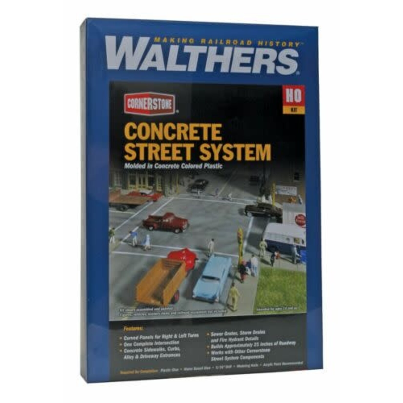 Walthers 9333155 HO Concrete Street System