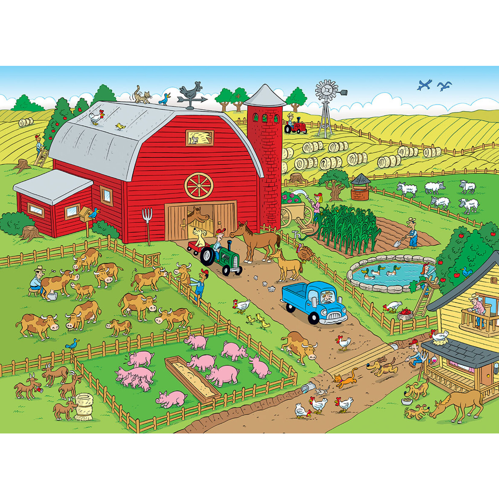 MasterPieces 11714 Things to Spot on Farm 100 Piece Puzzle