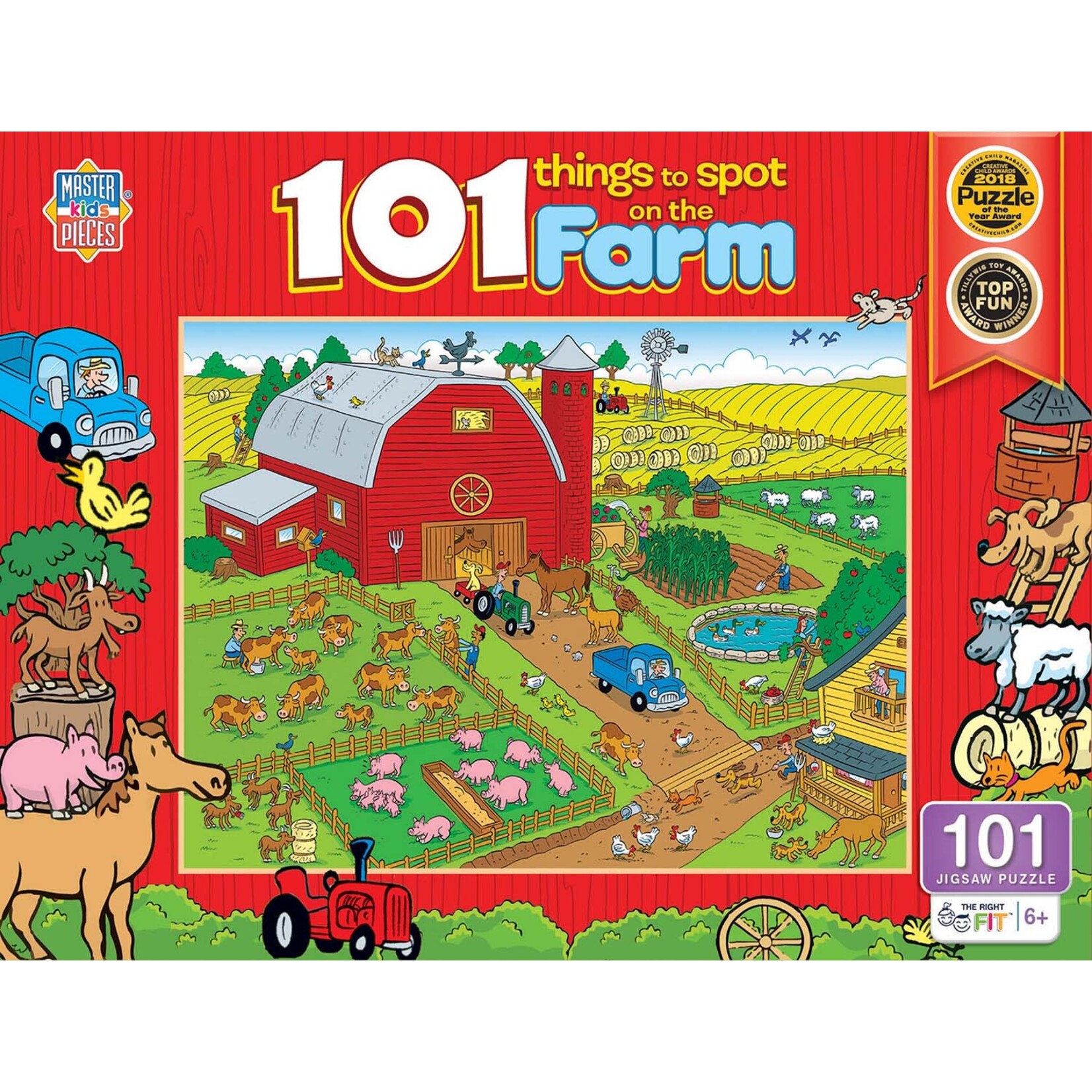 MasterPieces 11714 Things to Spot on Farm 100 Piece Puzzle