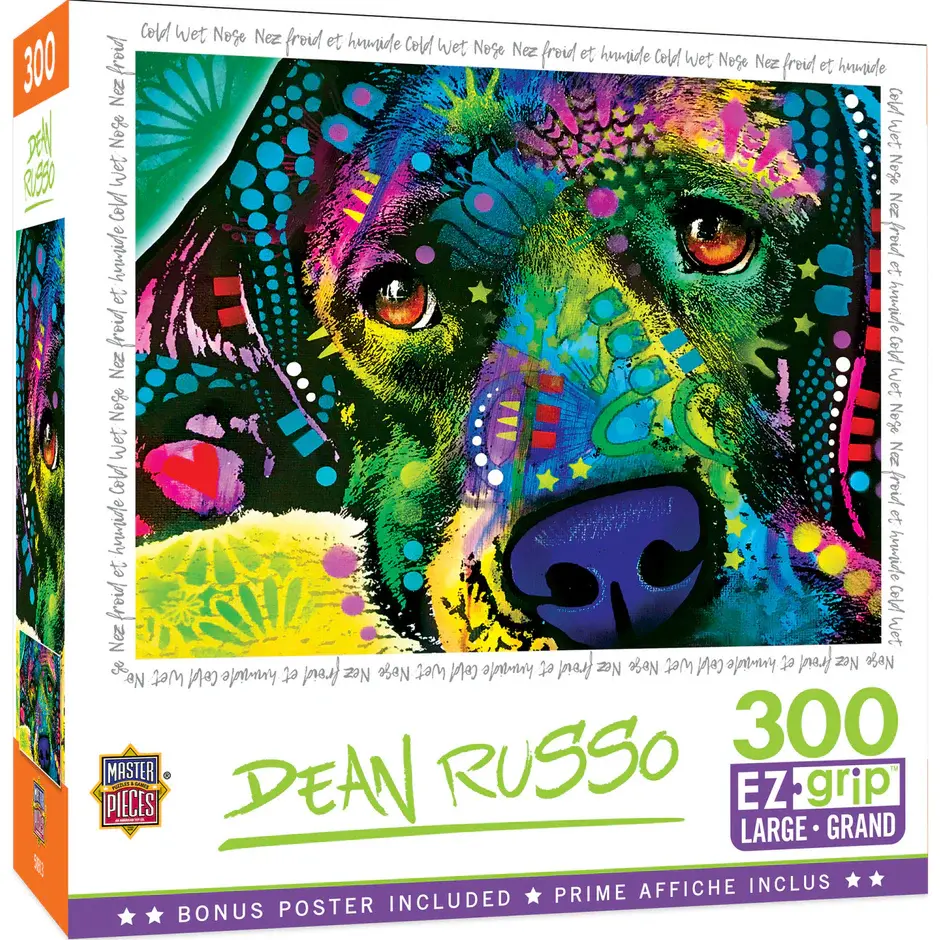 32143 Dean Russo Cold Wet Nose 300 Piece Dog Puzzle