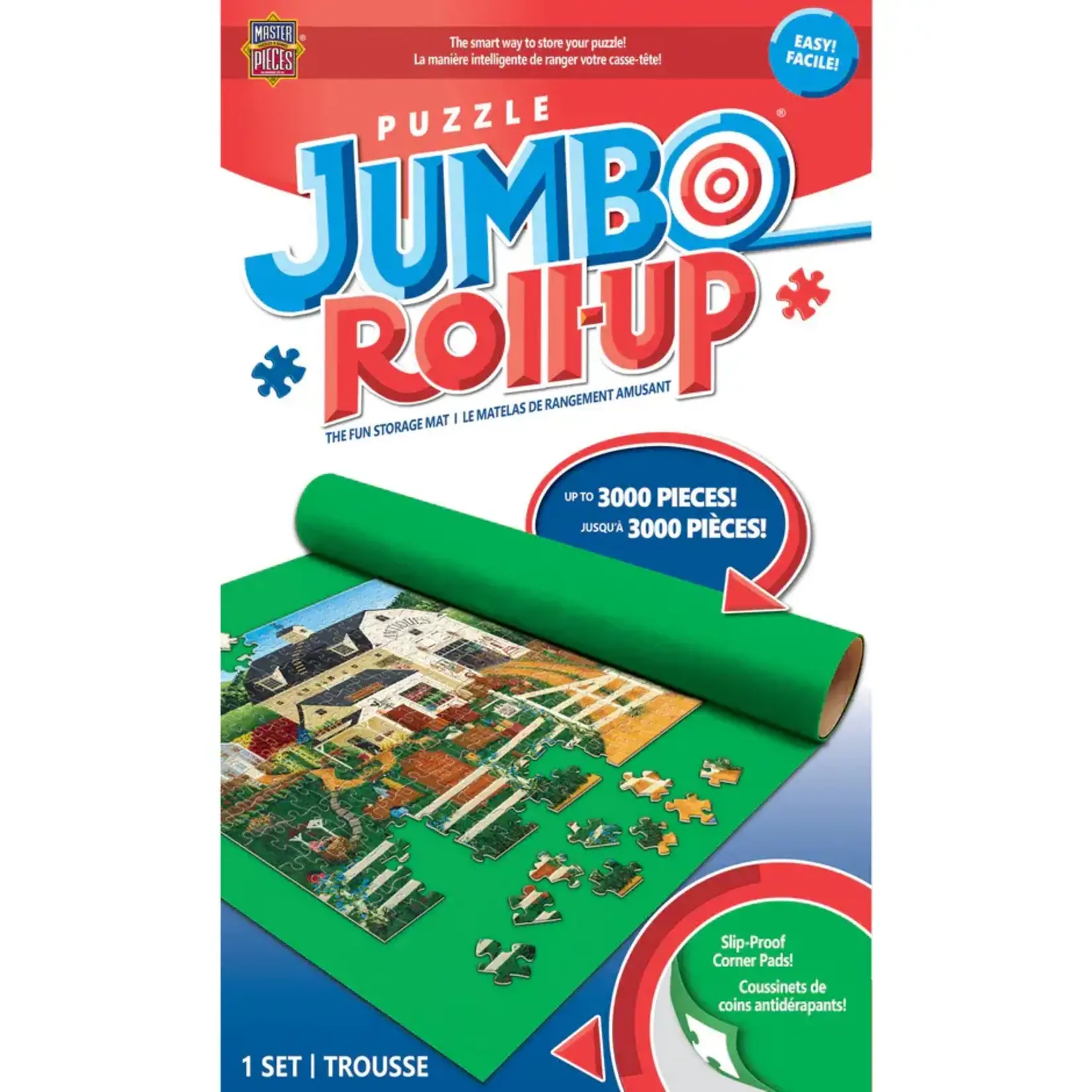 MasterPieces 50530 3000 Piece Puzzle Jumbo Roll-up Mat 36"x48"
