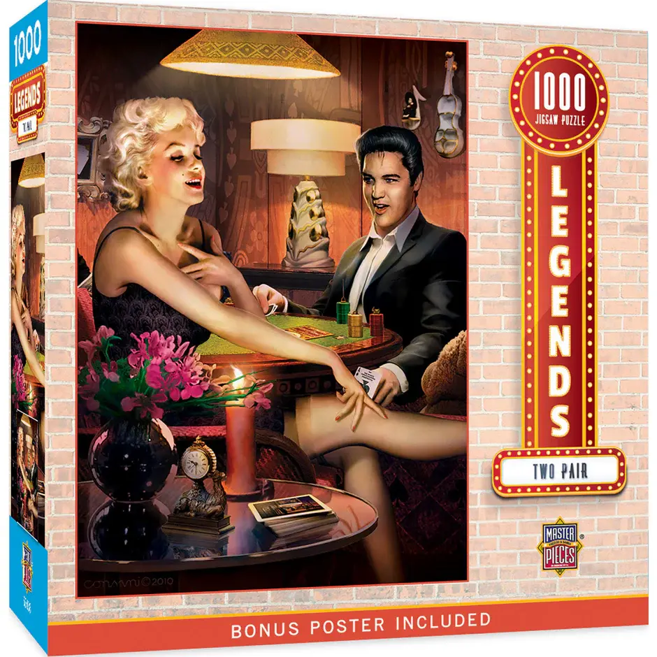72405 Two Pair Elvis & Marilyn 1000 Piece Puzzle