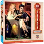 MasterPieces 72406 Classic Interlude Elvis & Marilyn 1000 Piece Puzzle