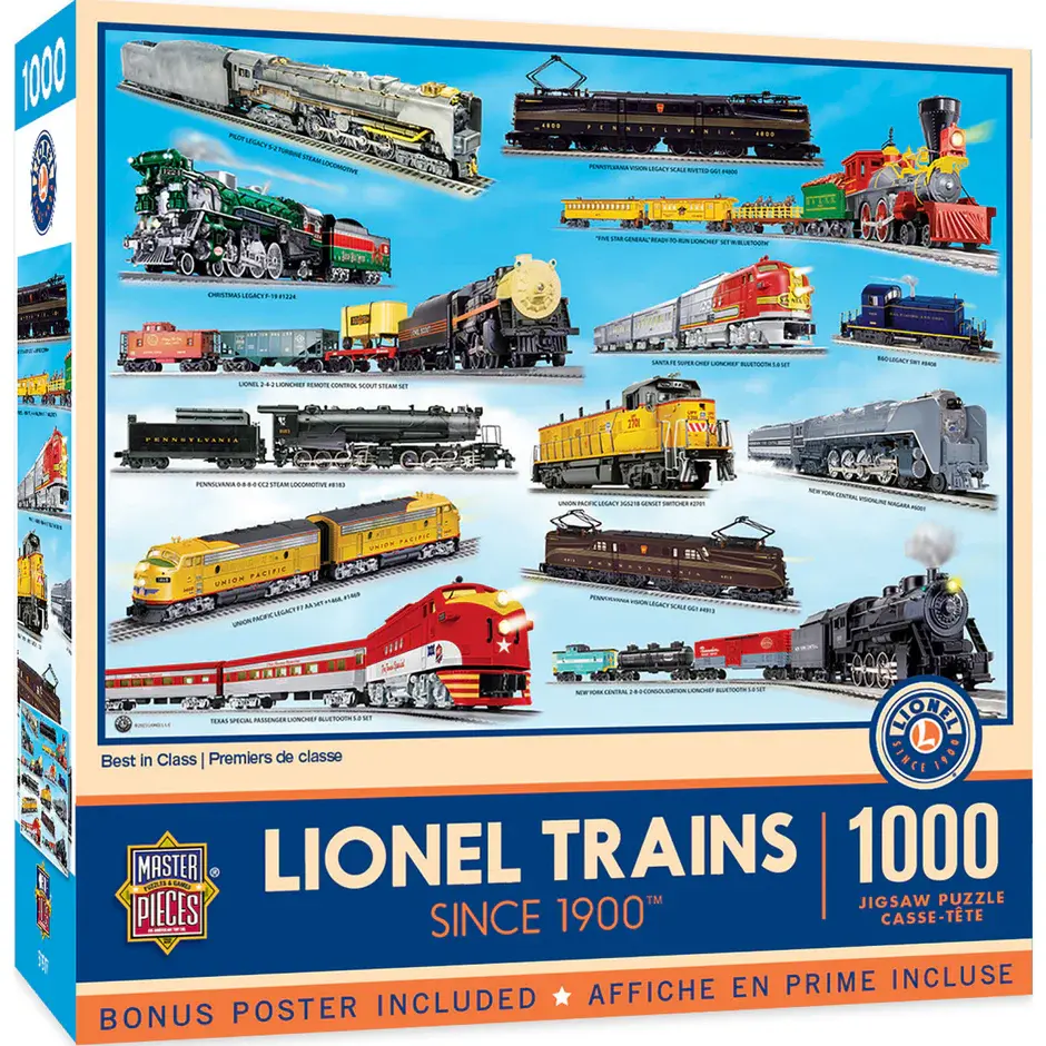 72425 Best in Class Lionel Trains 1000 Piece Puzzle