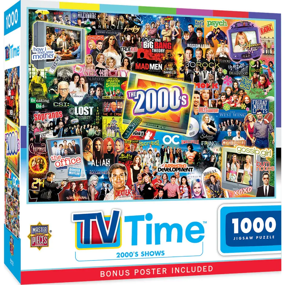 72434 2000s TV Shows 1000 Piece Puzzle