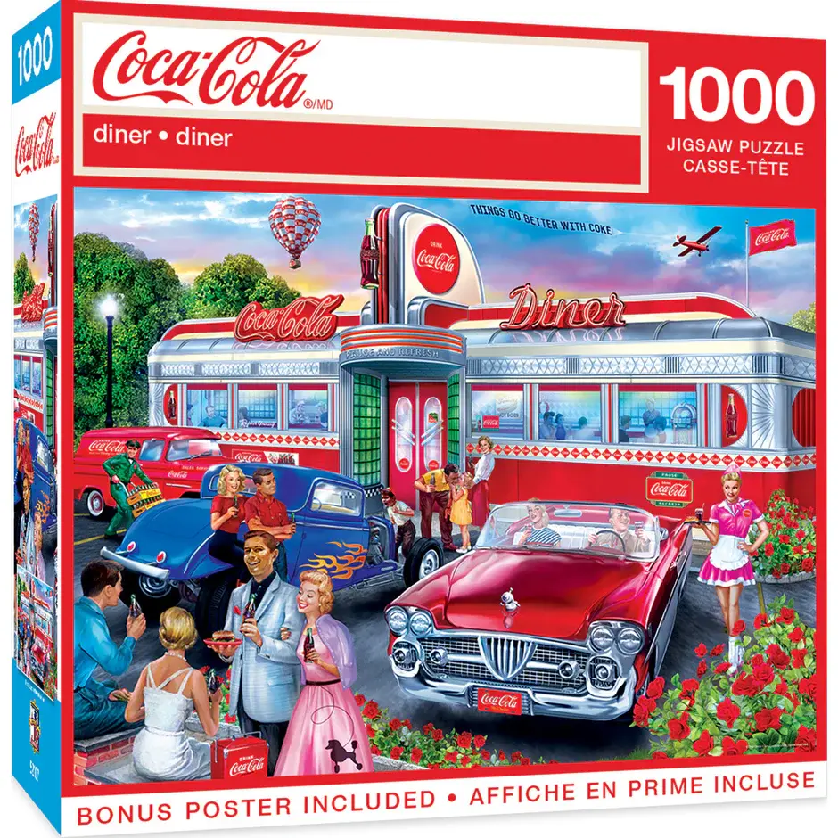 82119 Coca-Cola Diner 1000 Piece Puzzle