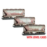 Micro Trains Line 98305076 N BNSF Weathered 3 Pack