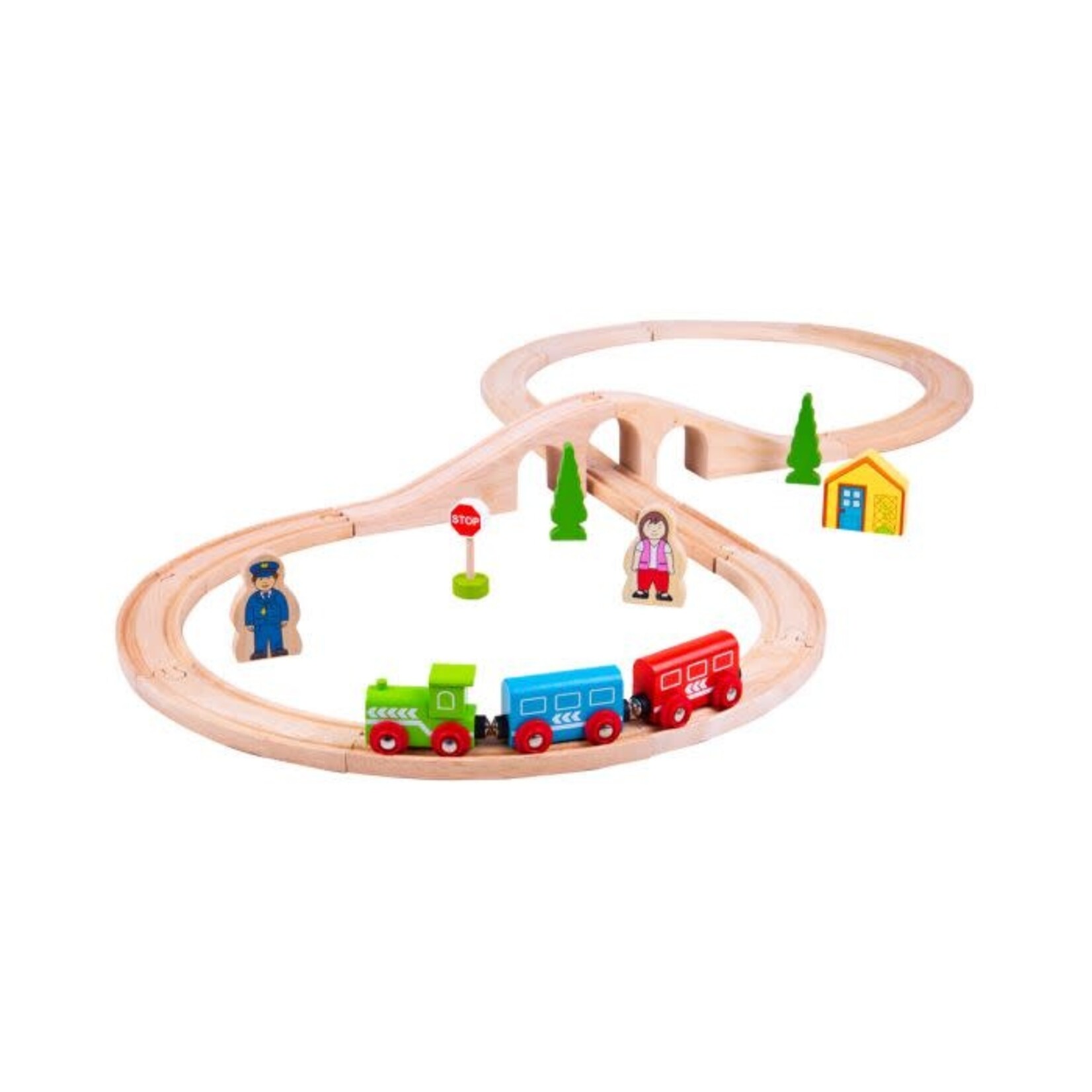 Bigjigs Toys BJT012 Figure Eight Train Set