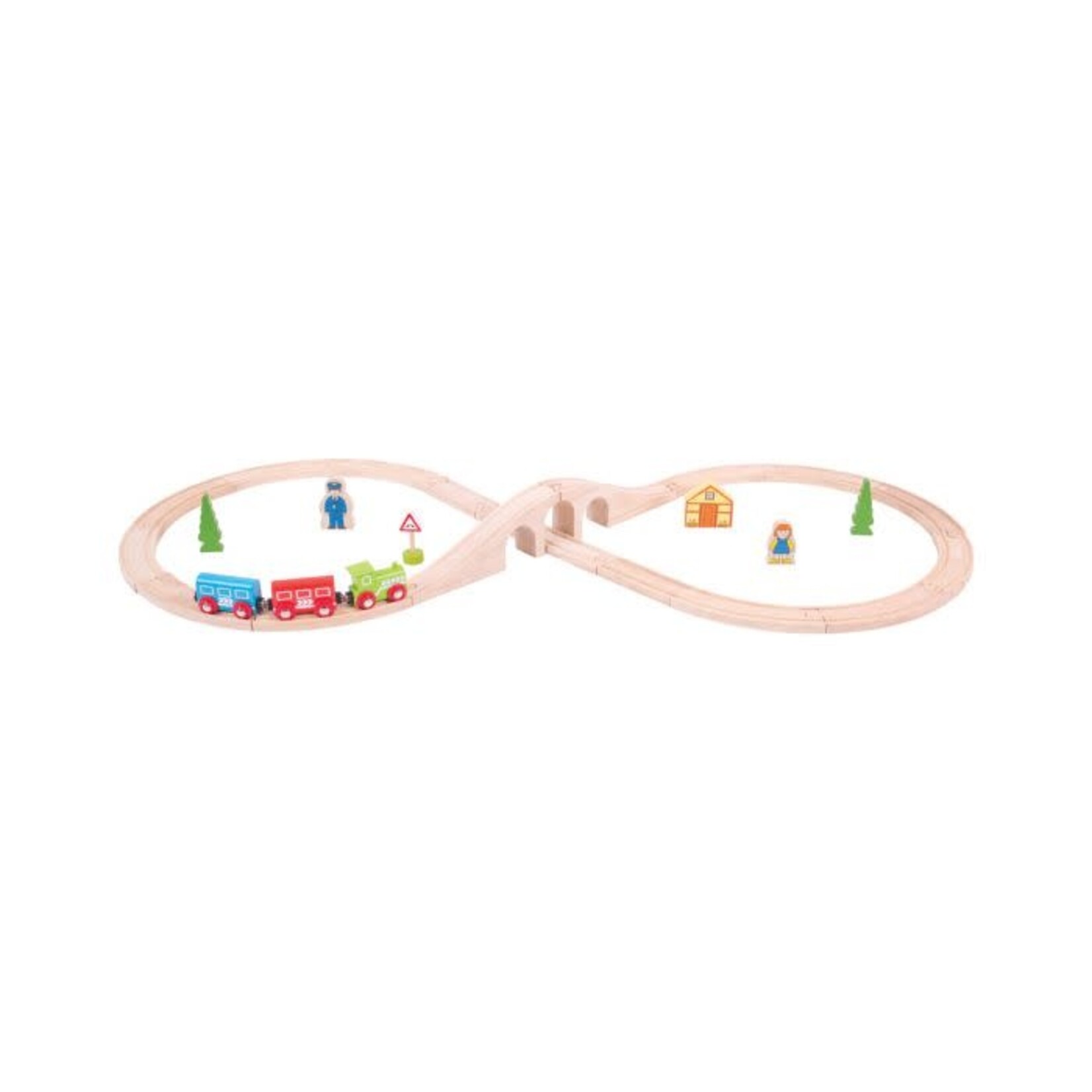 Bigjigs Toys BJT012 Figure Eight Train Set