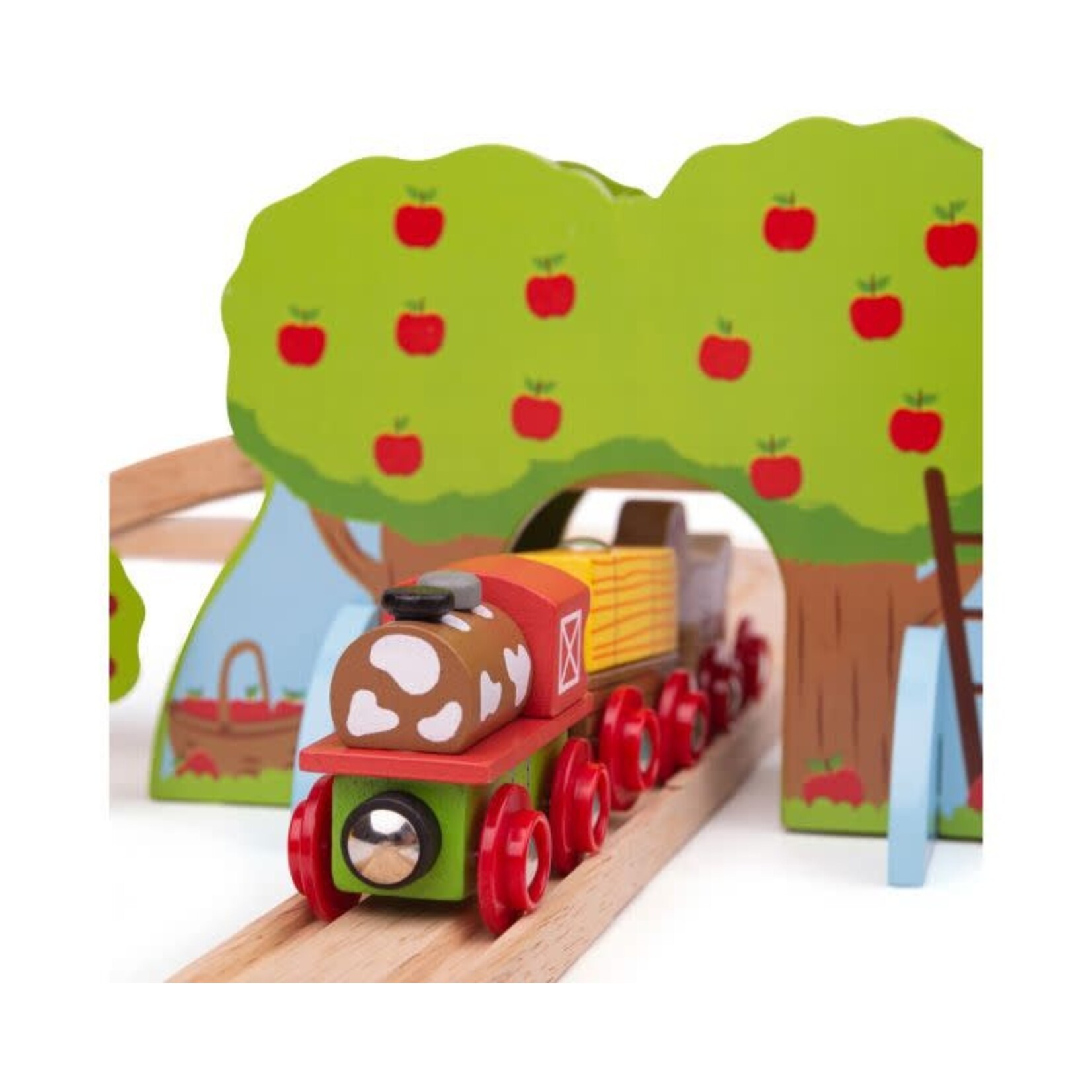 Bigjigs Toys BJT036 Farm Train Set