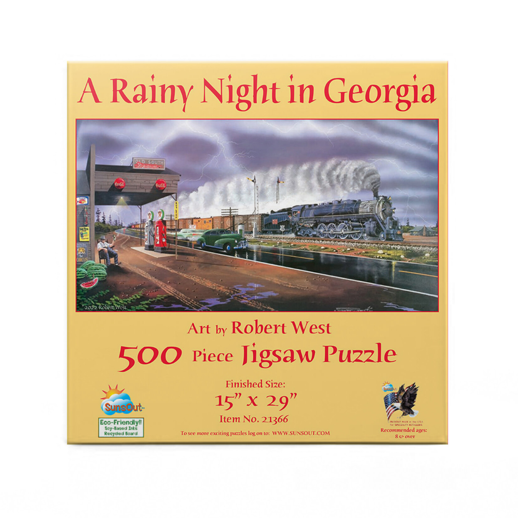 Suns Out A Rainy Night in Georgia 500 Piece Puzzle