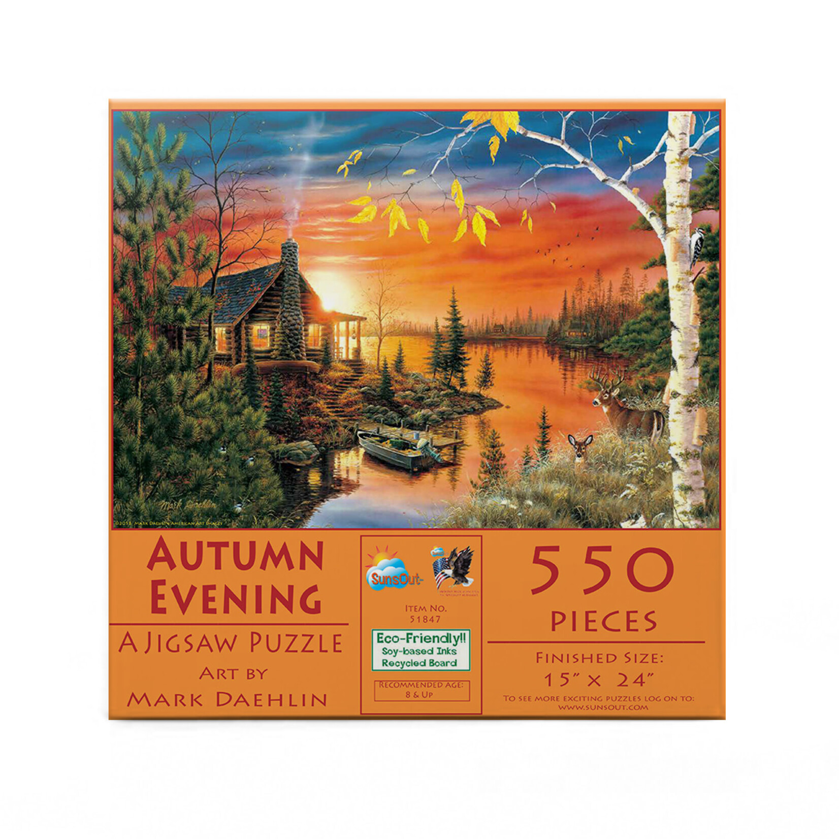 Suns Out Autumn Evening 550 Piece Puzzle