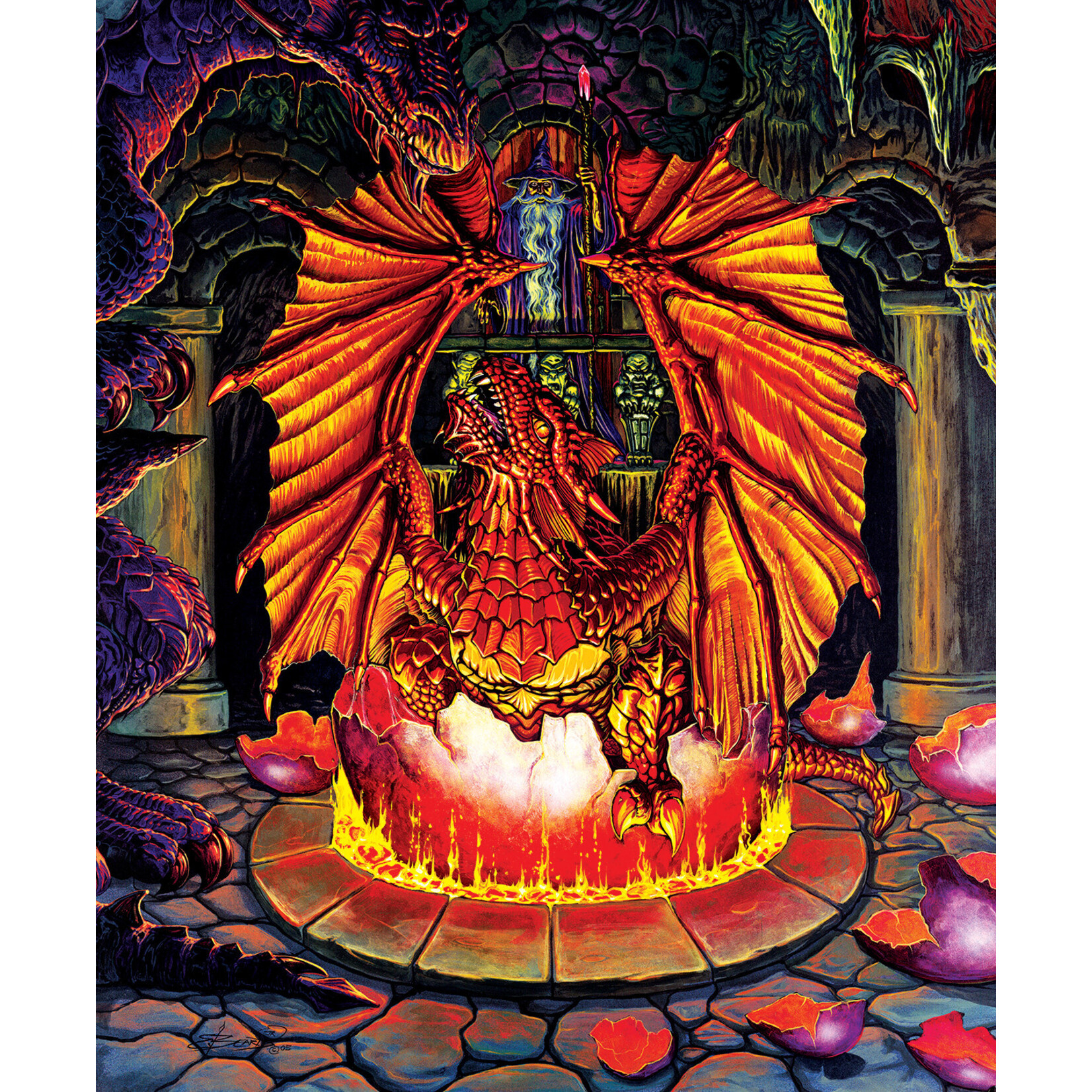 Suns Out Birth of a Fire Dragon 1000 Piece Puzzle