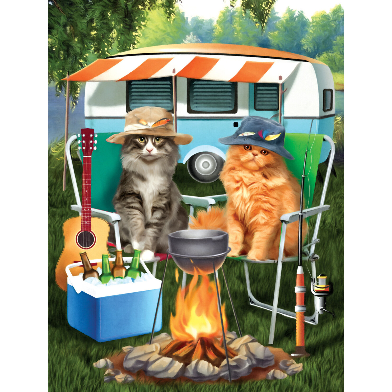 Suns Out Camping Buddies 300 Piece Puzzle