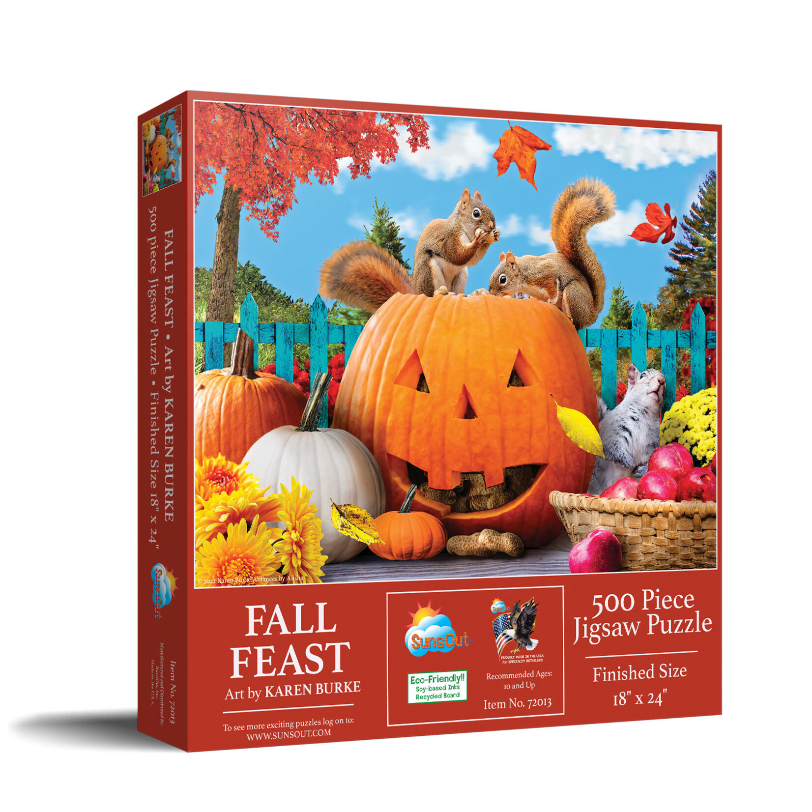 Suns Out Fall Feast 500 Piece Puzzle