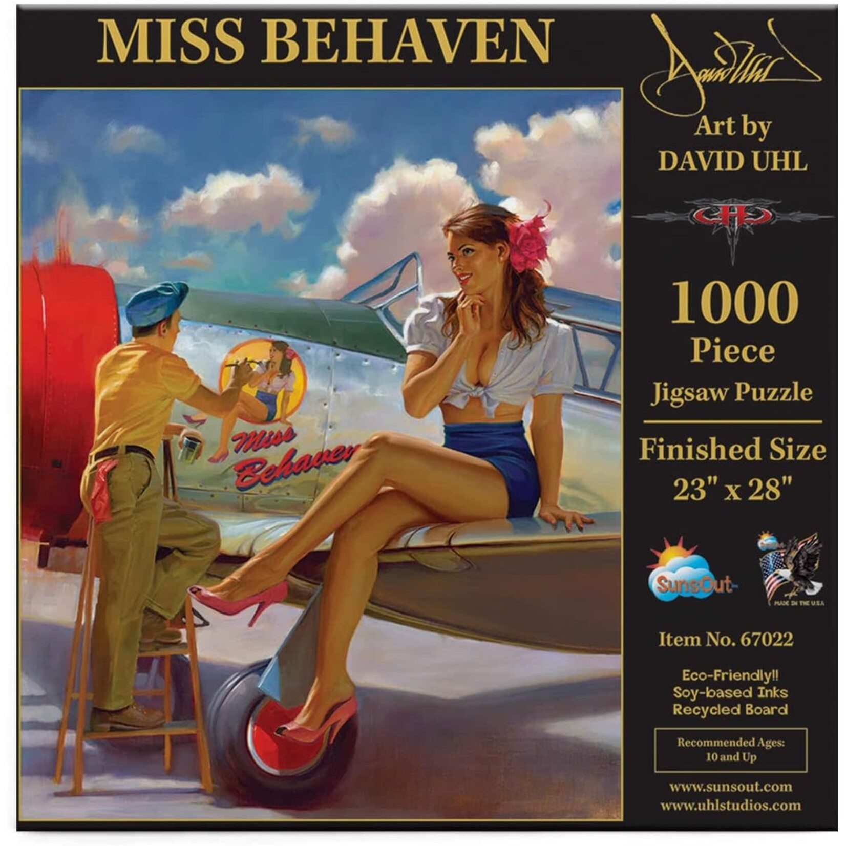 Suns Out Miss Behavin 1000 Piece Puzzle