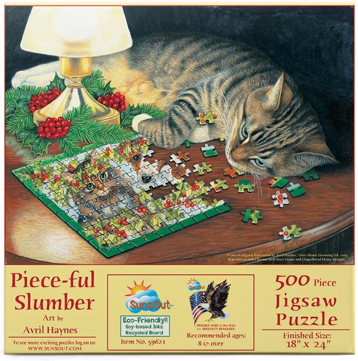 Piece-ful Slumber 500 Piece Puzzle