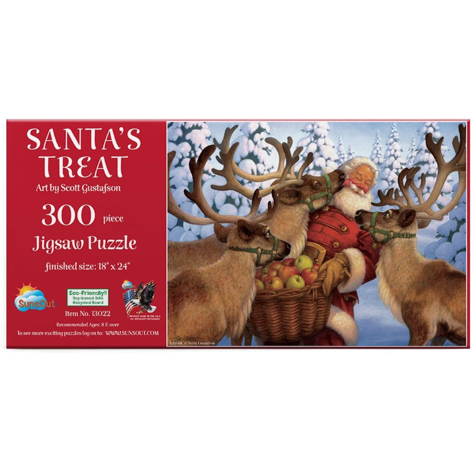 Suns Out Santa's Treat 300 Piece Christmas Puzzle