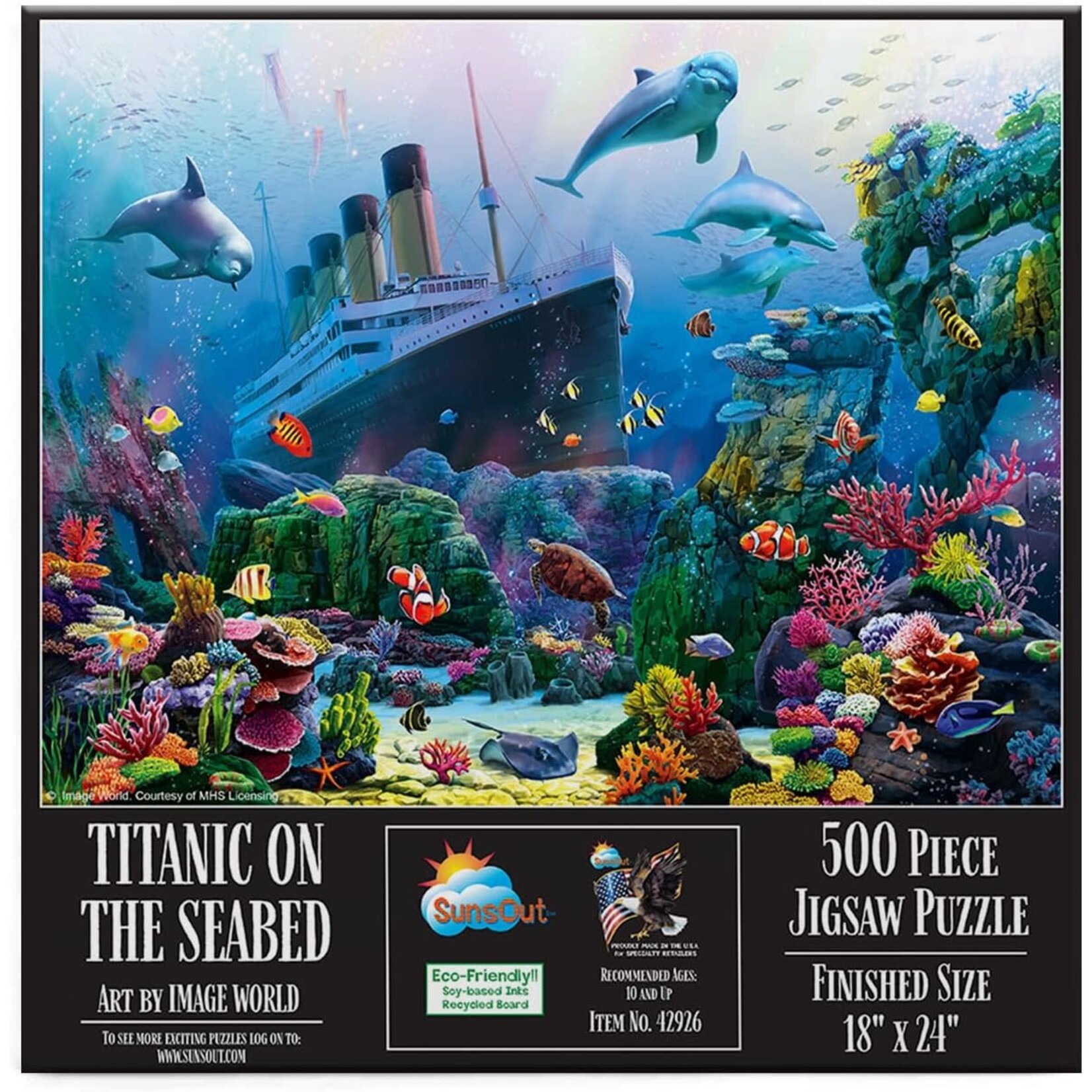 Suns Out Titanic on the Sea Bed 500 Piece Puzzle